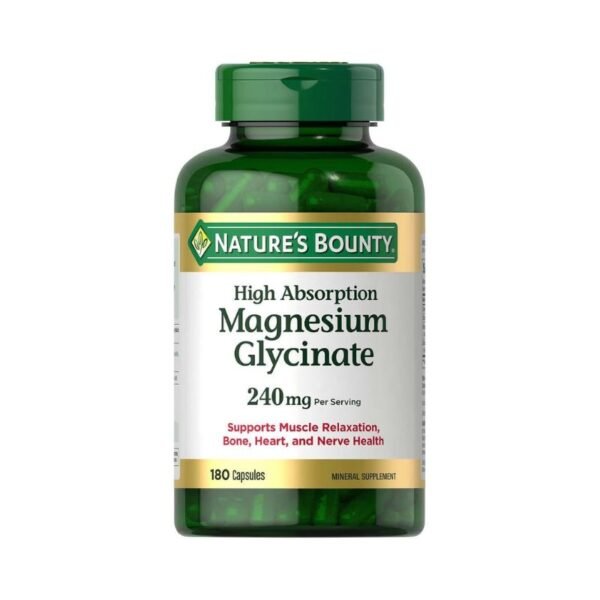 nature's bounty magnesium glycinate 240 mg