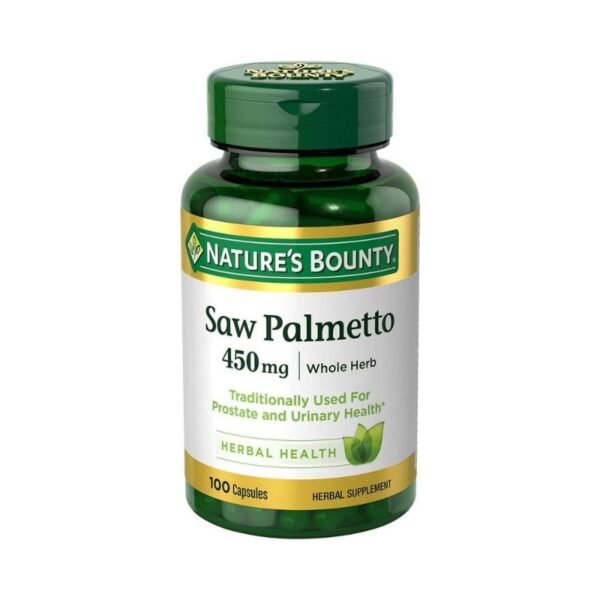 Nature's Bounty Saw Palmetto 450 mg,Whole Herb