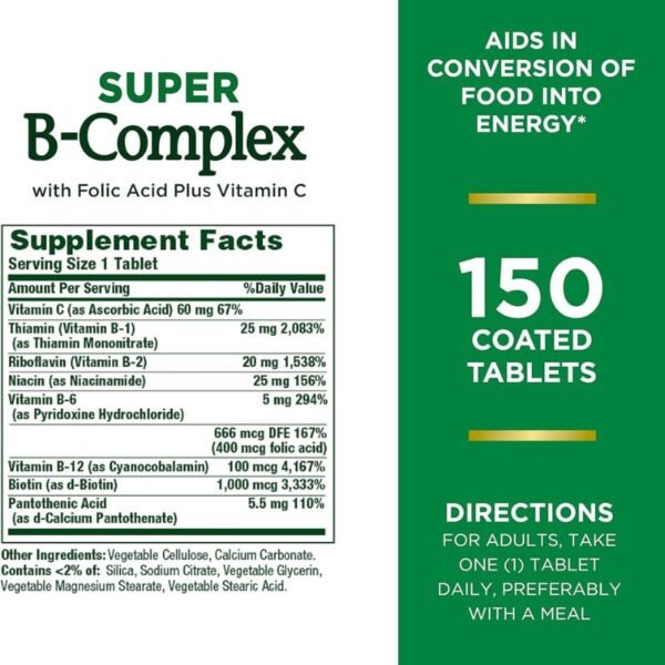 Nature’s Bounty Super B-Complex