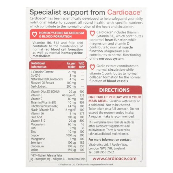 Vitabiotics Cardioace Original