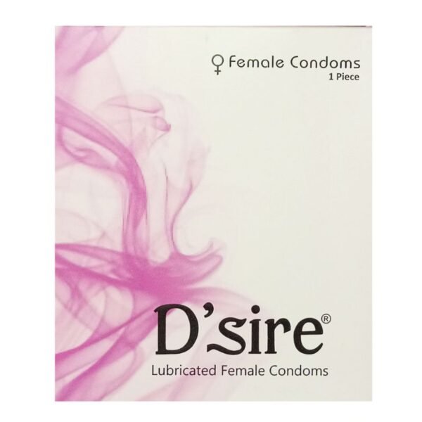 Dsire Lubricated Female Condom For Women - 1Pcs Box