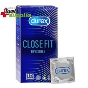 Durex Close Fit Invisible 49mm Small Better Fit Ultra Thin Condom -10Pcs Pack