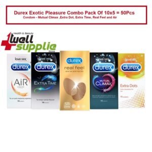 Durex Exotic Pleasure Combo Pack Of 10x5 = 50Pcs - Condom