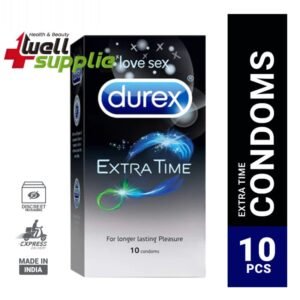 Durex Extra Time Longer Lasting Pleasure Condom -10Pcs Pack(India)