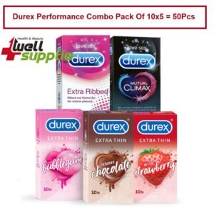 Durex Performance Combo Pack Of 10x5 = 50Pcs Condom