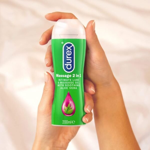 Durex Play Aloe Vera 2 in 1 Massage Gel Intimate Lubricant -200ml(UK)