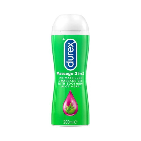 Durex Play Aloe Vera 2 in 1 Massage Gel Intimate Lubricant -200ml(UK)