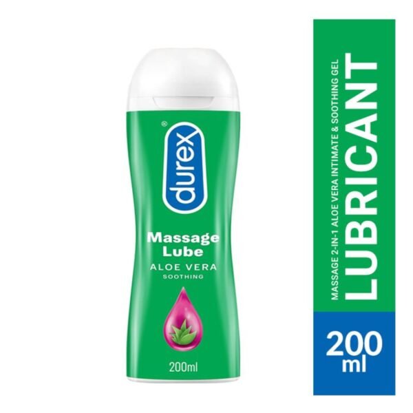 Durex Play Aloe Vera 2 in 1 Massage Gel Intimate Lubricant -200ml(UK)