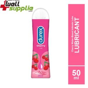 Durex Play Cherry Flavoured Lubricant Gel Water-Based Intimate Lube - 50ml