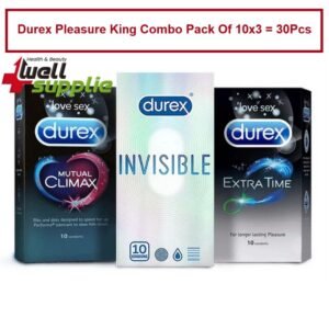 Durex Pleasure King Combo Pack Of 10x3 = 30Pcs - Condom