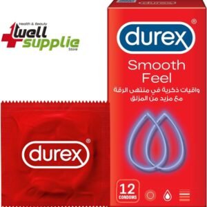 Durex Smooth Feel With Extra Lubrication Condom - 12Pcs Pack