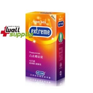 Extreme PleasureMax Ribbed & Dotted Condom - 12Pcs Pack