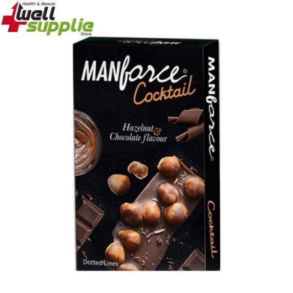 Manforce Hotdots Belgian Chocolate Condom with Bigger Dots -10Pcs(India)