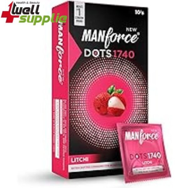 Manforce Litchi 1740 Extra Dotted Condom - 10Pcs Pack (India)