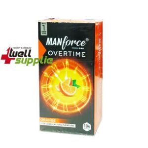 Manforce Overtime Orange Long Lasting Pleasure Condom - 10Pcs Pack (India)