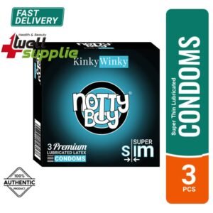 NottyBoy Super Slim Ultra Thin Plain Condom - 3Pcs Pack
