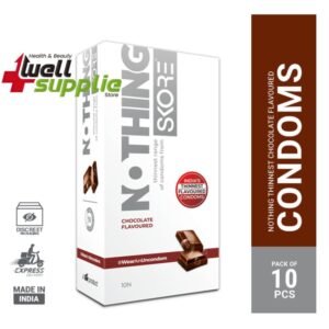 Skore Nothing Chocolate Thinnest Pleasure Condom - 10Pcs Pack(India)