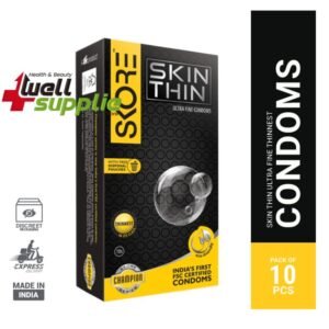 Skore Skin Thin Ultra Fine Condom -10Pcs Pack(India)