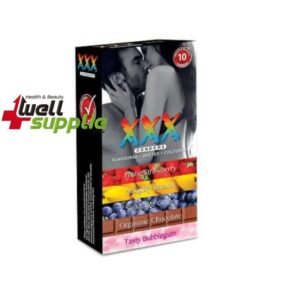 XXX Assorted Flavored Extra Dotted Condom - 10pcs Pack